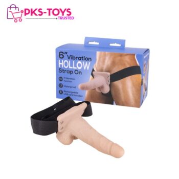 6" Vibration Hollow Strap On In Pakistan